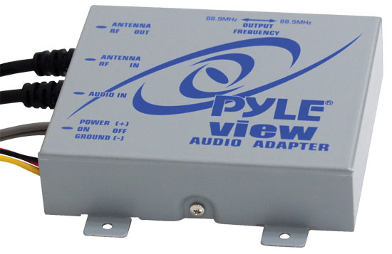 Pyle - PLMD2 , On the Road , Plug-in Audio Accessories - Adapters , 2 Channel Wired FM Modulator
