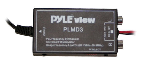 Pyle - PLMD3 , On the Road , Plug-in Audio Accessories - Adapters , 7 Channel FM Wired Stereo FM Modulator