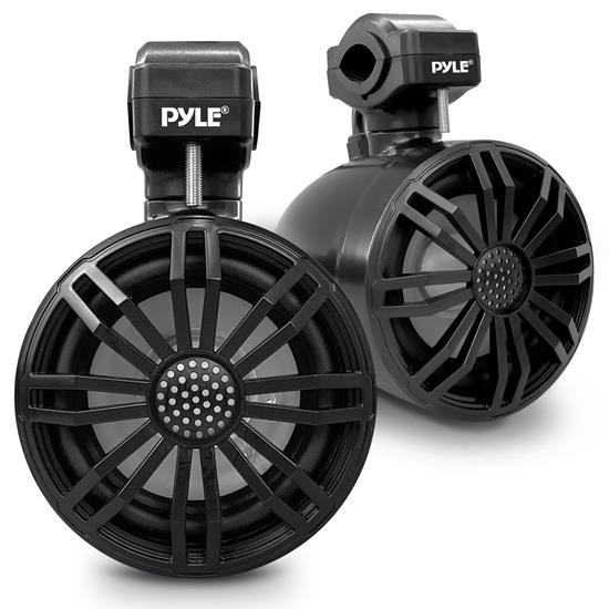 Pyle - PLMR32BK , On the Road , Motorcycle and Off-Road Speakers , 3.5’’ Waterproof Rated Off-Road Speakers - Compact PowerSport Vehicle Speaker System for Motorcycle or Car (Black)