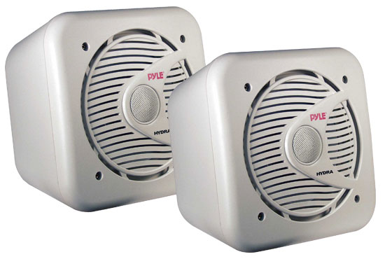 Pyle - plmr63 , Marine and Waterproof , Home Speakers , Home and Office , Home Speakers , Sound and Recording , Home Speakers , 6.5'' 200 Watt Two-Way Shielded Marine Water Proof Speakers