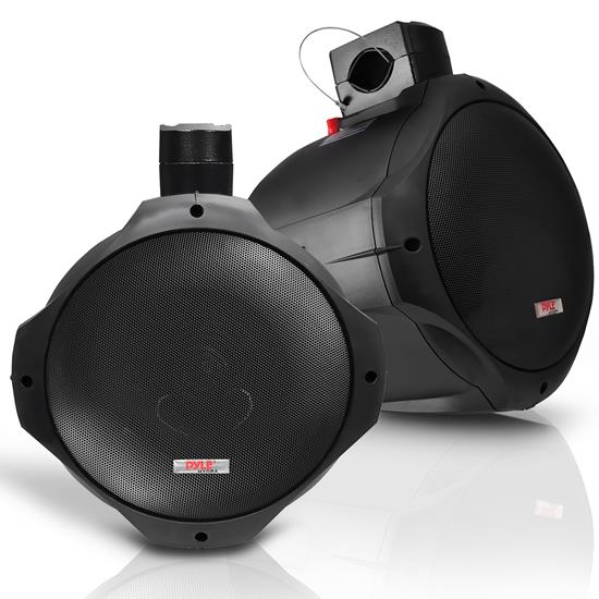 Pyle - PLMRB65 , On the Road , Vehicle Speakers , Dual Marine Wakeboard Water Resistant Speakers, 6.5-Inch 200 Watt Tower Speakers, Black