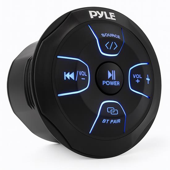 Pyle - PLMRBT20 , On the Road , Vehicle Speakers , Amplified Wireless BT Audio Controller - Waterproof-Rated Marine Receiver Remote Control for Car, Truck, Boat, 4x4, PowerSport Vehicles (300 Watt)