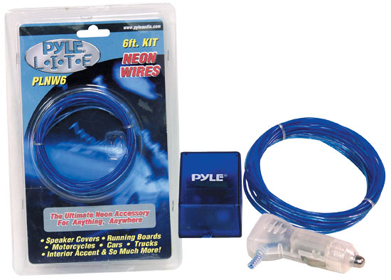 Pyle - PLNW6 , Musical Instruments , String & Wind Instruments , Pyle Lite Series 6ft. Neon Light Wire Kit