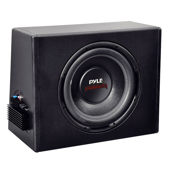 Pyle - PLPR12A , On the Road , Subwoofer Enclosures , 12'' Slim Design Powered Enclosure System