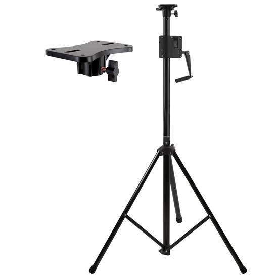 Pyle - PLPTS77 , Musical Instruments , Mounts - Stands - Holders , Sound and Recording , Mounts - Stands - Holders , 0.4’’ Height Range Adjustable Speaker Stand - Heavy-duty and Crank Style Speaker Stand, Easy Locking Fasteners for Quick Setup