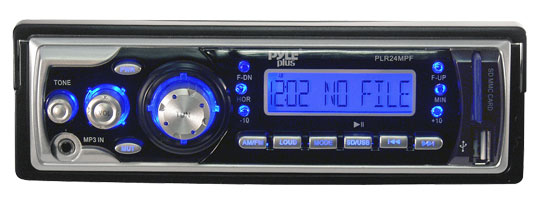 Pyle - PLR24MPF , On the Road , Headunits - Stereo Receivers , AM/FM Receiver MP3 Playback with USB/SD/AUX-IN