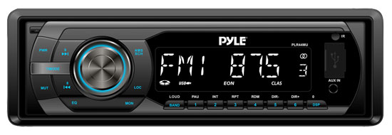 Pyle - PLR44MU , On the Road , Headunits - Stereo Receivers , In-Dash AM/FM-MPX Detachable Face Receiver With MP3 Playback & USB/SD/Aux Inputs