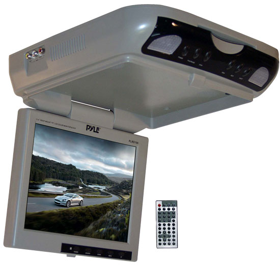 Pyle - PLRD106 , On the Road , Overhead Monitors - Roof Mount , 10.2'' Roof Mount TFT LCD Color Monitor & Multimedia Disc