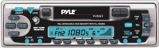 Pyle - PLRG23C , On the Road , Headunits - Stereo Receivers , AM/FM-MPX Cassette Player w Changer Control
