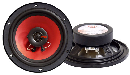 Pyle - PLRL62 , On the Road , Vehicle Speakers , 6.5'' 200 Watt Two-Way Speakers