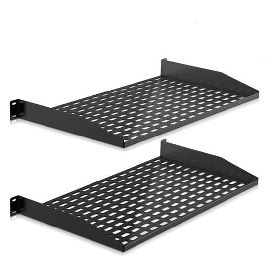 Pyle - PLRSTN14UX2 , Musical Instruments , Mounts - Stands - Holders , Sound and Recording , Mounts - Stands - Holders , 1UX2 Server Rack Shelves - Universal Device Server Rack Mounting Tray
