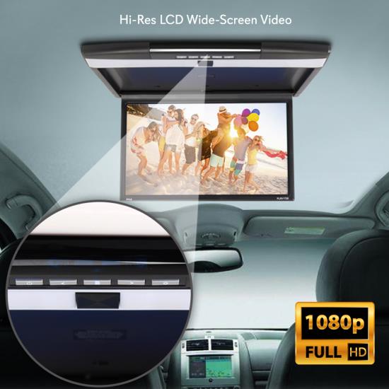 Pyle CAPLRV1725 On the Road Overhead Monitors Roof Mount On the Road Headrest Video