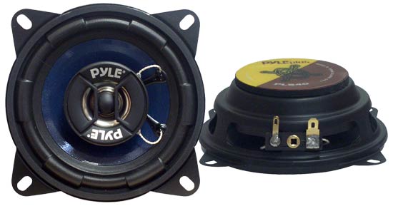 Pyle - PLS40 , On the Road , Vehicle Speakers , 4'' 150 Watt Super Slim Two-Way Speakers