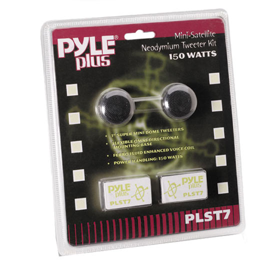 Pyle - PLST7 , Sound and Recording , Tweeters - Horn Drivers , 1'' 150 Watt Mini Dome Tweeter