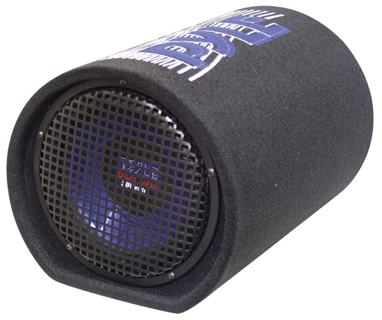 Pyle - PLTB10 , On the Road , Subwoofer Enclosures , 10'' 500 Watt Carpeted Subwoofer Tube Enclosure System