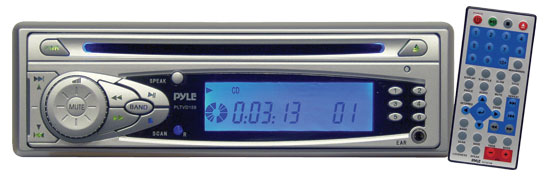 Pyle - PLTVD158 , On the Road , Headunits - Stereo Receivers , AM/FM-MPX Multimedia Disc PLAYER w/MP3 and TV Turner