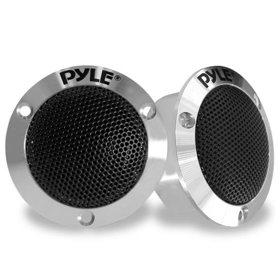 Pyle - PLTWB3 , Sound and Recording , Tweeters - Horn Drivers , 1.0'' Voice Coil Titanium Dome Tweeter - 80 Watts at 4-Ohm, Car Tweeter with Aluminum Housings