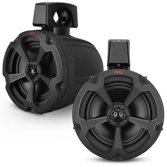Pyle - PLUTV63BTA.5 , Home and Office , Amplifiers - Receivers , Sound and Recording , Amplifiers - Receivers , 6.5’’  Water-Resistant Rated Marine / Off-Road BT Speakers - Amplified Vehicle Speaker System for ATV, UTV, 4x4, Jeep (1200 Watt)