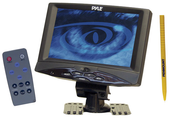 Pyle - PLVG7IR , On the Road , Video Monitors , 7'' Touch Screen TFT LCD Monitor w/VGA Input