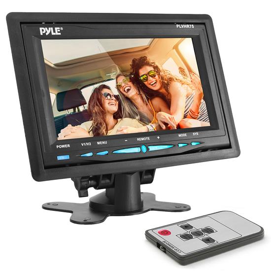 Pyle - PLVHR75 , On the Road , Headrest Video , 7'' TFT Wide Screen Headrest Monitor