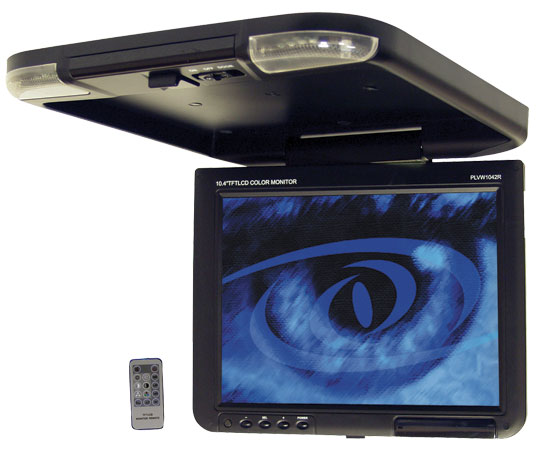 Pyle - PLVW1042R , On the Road , Overhead Monitors - Roof Mount , 10.4'' Roof Mount TFT LCD Monitor