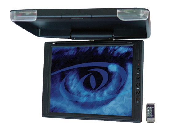 Pyle - PLVW1342R , On the Road , Overhead Monitors - Roof Mount , 13.4'' TFT Roof Mount Monitor & IR Transmitter