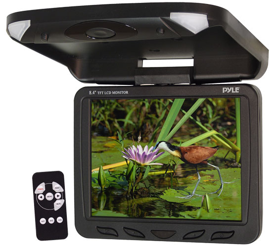 Pyle - PLVW843R , On the Road , Overhead Monitors - Roof Mount , 8.4'' Roof Mount TFT LCD Color Monitor