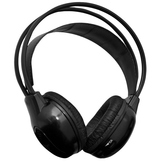 Pyle - PLVWH5 , On the Road , Wireless Headphones , Wireless IR Mobile Video Stereo Headphones
