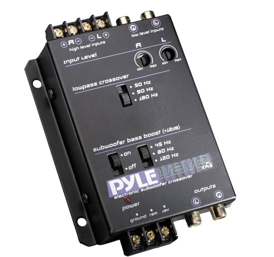 Pyle - PLXR2 , Sound and Recording , Audio Processors - Sound Reinforcement , Electronic Subwoofer Crossover Network w/12dB Bass Boost
