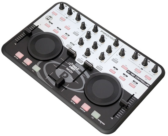 Pyle - PMIDI100 , Sound and Recording , Mixers - DJ Controllers , Professional Digital MIDI Controller w/VIRTUAL DJ Software Included