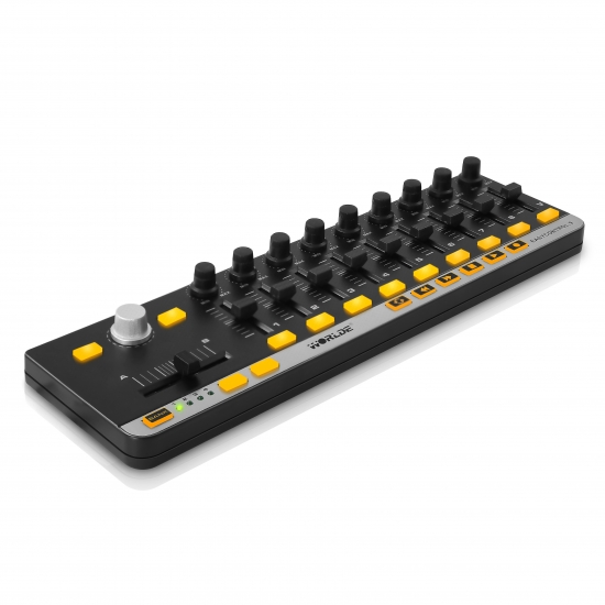 Pyle - PMIDIPD30 , Sound and Recording , Mixers - DJ Controllers , MIDI Audio Controller - USB Digital Sound Mixing Interface
