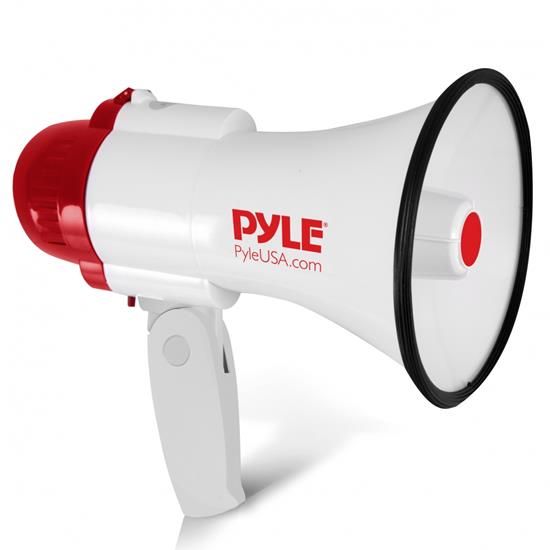 Pyle - PMP30 , Sound and Recording , Megaphones - Bullhorns , 3Megaphone PA Bullhorn with Built-in Siren, Adjustable Volume Control and 800 Yard Range