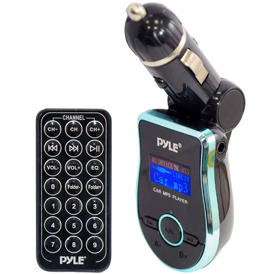 Pyle - PMP3A2 , On the Road , Plug-in Audio Accessories - Adapters , Mobile SD/USB/MP3 Compatible Player w/ Built-In FM Transmitter