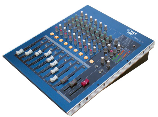 Pyle - PMX1209 , Sound and Recording , Mixers - DJ Controllers , 12 Channel Professional Digital (DSP) Console Mixer