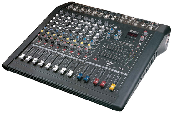 Pyle - PMXL8 , Sound and Recording , Mixers - DJ Controllers , 8 Channel 500 Watts Digital (DSP) Powered Stereo Mixer