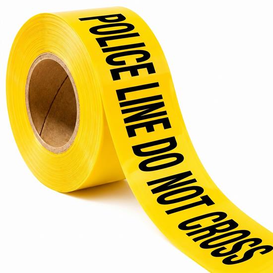 Pyle - PNCCTX1 , On the Road , Safety Barriers , 1 Pieces Safety Yellow Caution Tape Set - 200 Meters Long Tape Roll Suitable for a Wide Range of Applications, Including Roadworks, Events, and Hazardous Areas (Black and Yellow)