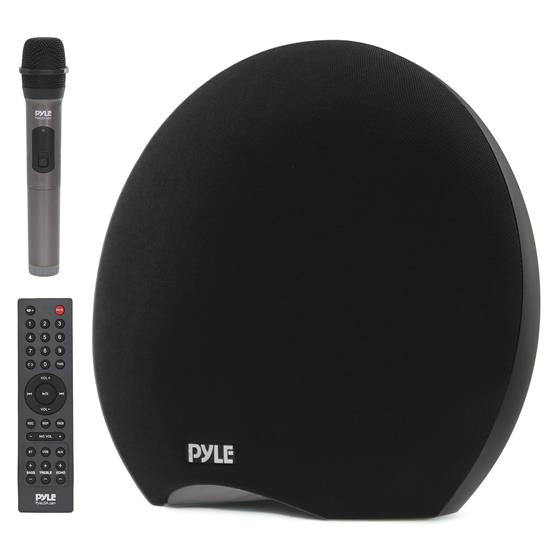 Pyle - PNX8WPBK.8 , Home and Office , Home Speakers , Sound and Recording , Home Speakers , Dual 3” Bluetooth Portable Speaker - Portable Audio Speaker, with Built-in Rechargeable Battery, Waterproof, Wireless Microphone, Clear Sound performance, TWS/MP3/USB (280 Watt MAX)