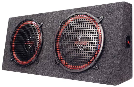 Pyle - PP12 , On the Road , Subwoofer Enclosures , Dual 12'' 300 Watt 4-Way Stereo Hatchback Speaker System