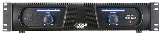 Pyle - PPA200 , Sound and Recording , Amplifiers - Receivers , 19'' Rack 2000 Watt Professional DJ Power Amplifier