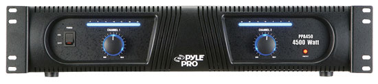 Pyle - PPA450 , Sound and Recording , Amplifiers - Receivers , 19'' Rack 4400 Watt Professional DJ Power Amplifier