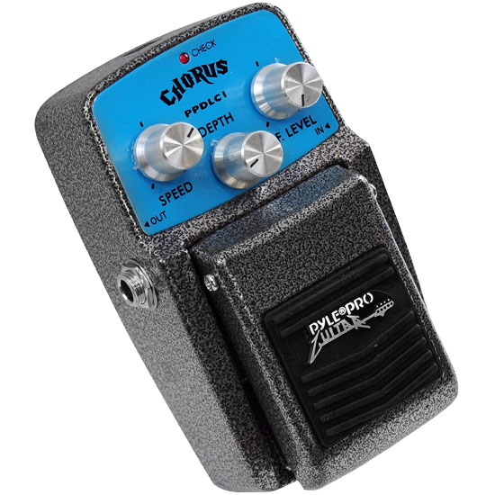 Pyle - PPDLC1 , Musical Instruments , Instrument Accessories , Super Guitar Chorus Effect Pedal with Depth, Speed, And Level Controls