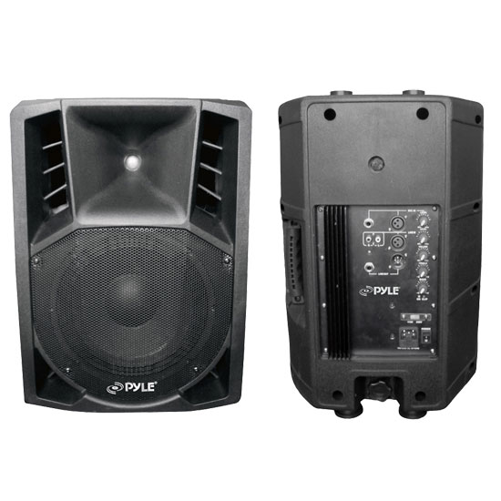 Pyle - PPHP106A , Sound and Recording , PA Loudspeakers - Cabinet Speakers , 600 Watts 10'' Powered 2 Way PA Speaker