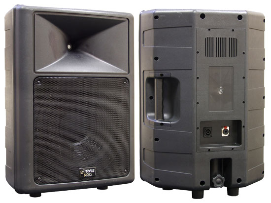 Pyle - pphp1259 , Sound and Recording , PA Loudspeakers - Cabinet Speakers , 500 Watt 12'' 2 Way Full Range Loud PA Speaker 