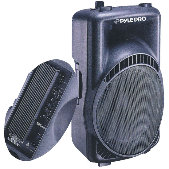 Pyle - PPHP1596A , Sound and Recording , PA Loudspeakers - Cabinet Speakers , 700 Watt 2-Way 15'' Powered Loudspeaker