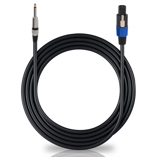 Pyle - PPSJ50 , Home and Office , Cables - Wires - Adapters , Sound and Recording , Cables - Wires - Adapters , 50ft. 12 Gauge Professional Speaker Cable Compatible With Speakon Connector to 1/4''