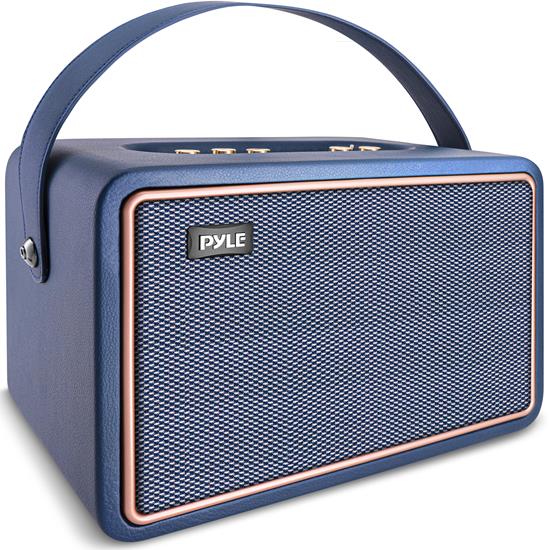Pyle - PRETRAMP50 , Sound and Recording , PA Loudspeakers - Cabinet Speakers , 5.25” Portable Wireless BT Streaming Speaker - Portable Audio Speaker, with Built-in Rechargeable Battery, With carrying strap, Clear Sound performance, MP3/USB/ /FM Radio (260 Watt MAX)