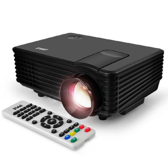 Pyle - PRJG88 , Home and Office , Projectors , Compact Digital Multimedia Projector with 1080p HD Support, Up to 80'' inch Display, USB/HDMI (Mac & PC Compatible)