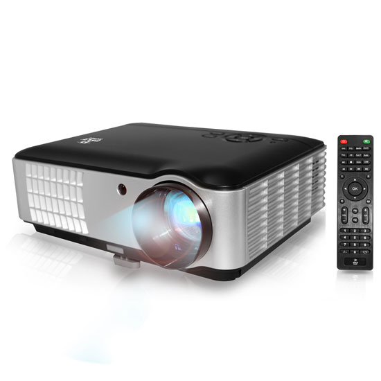 Pyle - AZPRJLE78 , Home and Office , Projectors , Hi-Res Home Theater Multimedia HD Projector,  1080p Support, 2800 Lumen Brightness, USB Flash Reader, eReader Text Projection Ability