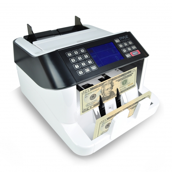 Pyle - PRMC720.5 , Home and Office , Currency Handling - Money Counters , Automatic Bill Counter - Digital Cash Money Counting Machine