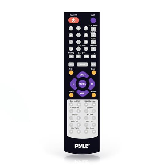 Pyle - PRTPT588ABRC , Parts , Remote Control (For Pyle Model: PT588AB)